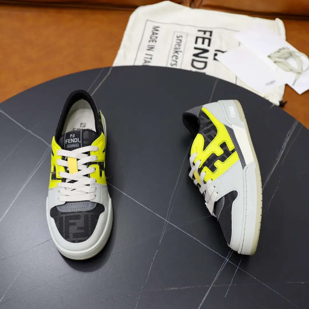 Ex-factory price: 580🔥Couple model (top original order) Brand: FENDI Size: 35-44 (customized for men 38 and 45) Grade: original order quality high version Material: imported original cowhide stitching➕ high-quality and comfortable lining original TPU lightweight non-slip outsole Style category: travel fashion casual shoes versatile trend